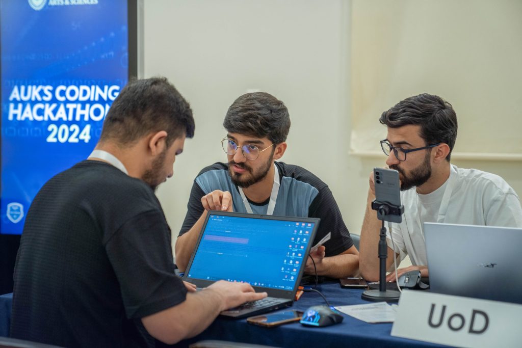 American university of Kurdistan Hackathon coding compitiion